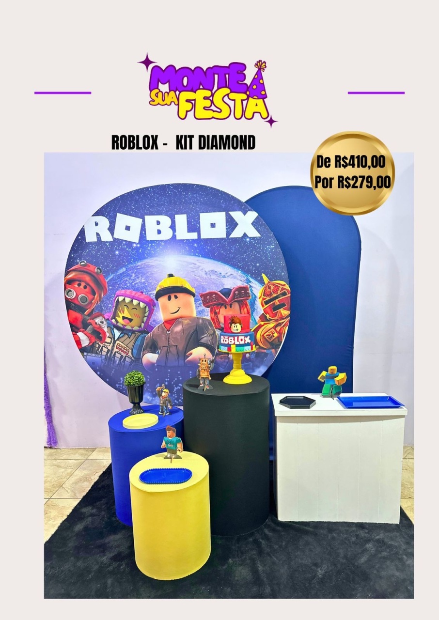 Roblox - Kit Diamond  - Monte sua festa 