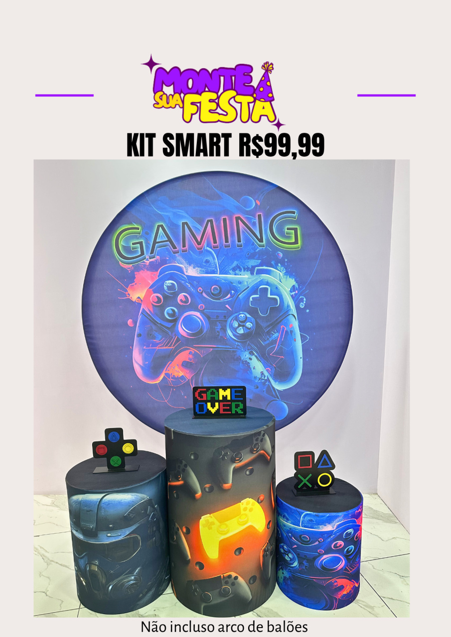Gammer - Kit Smart - Monte sua festa 