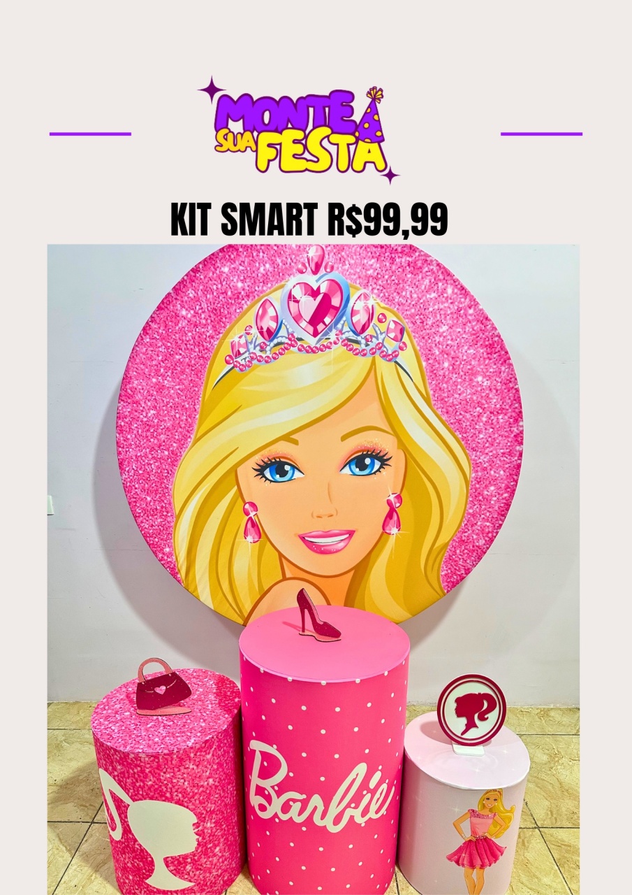 Barbie - Kit Smart  - Monte sua festa 