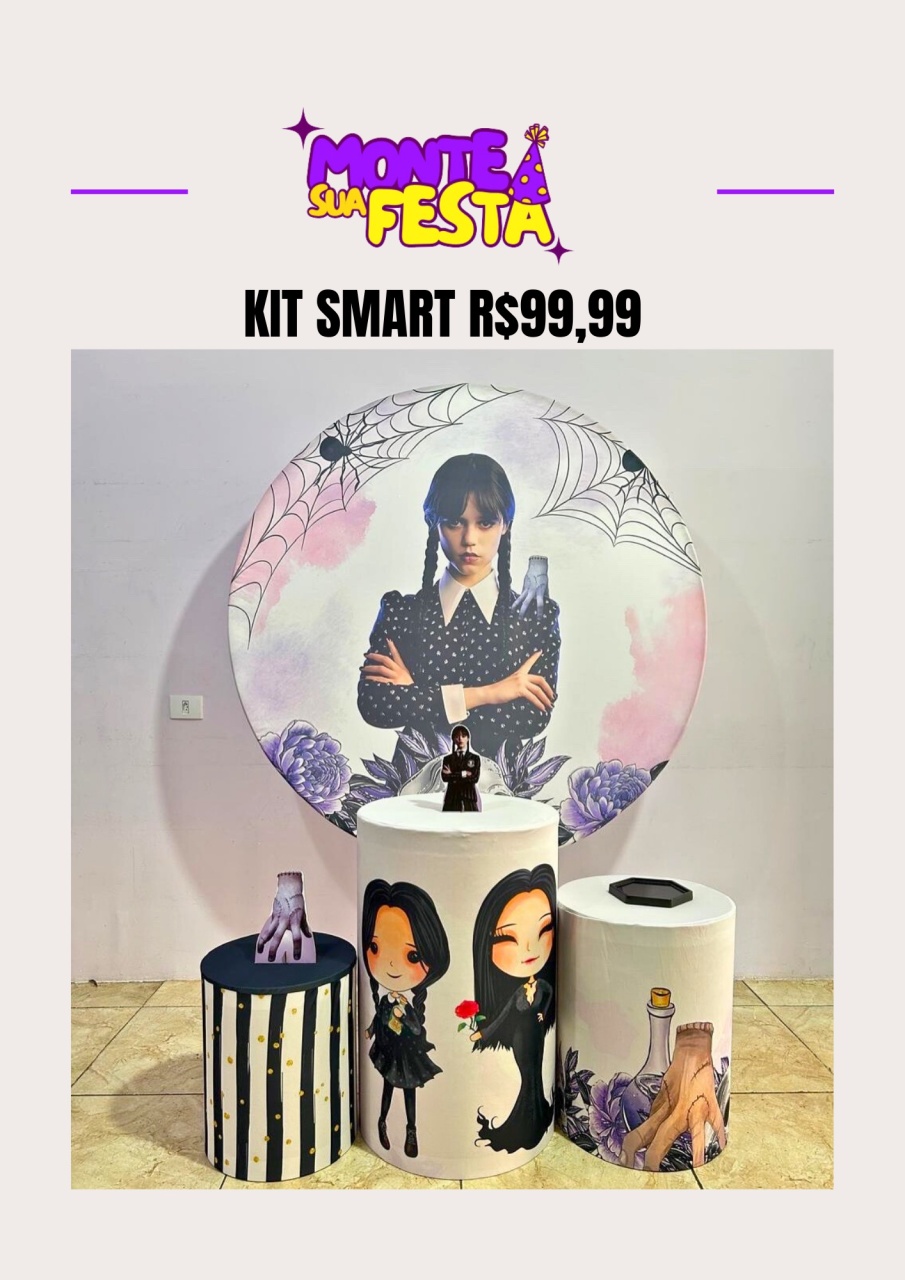 Wandinha - Kit Smart  - Monte sua festa 