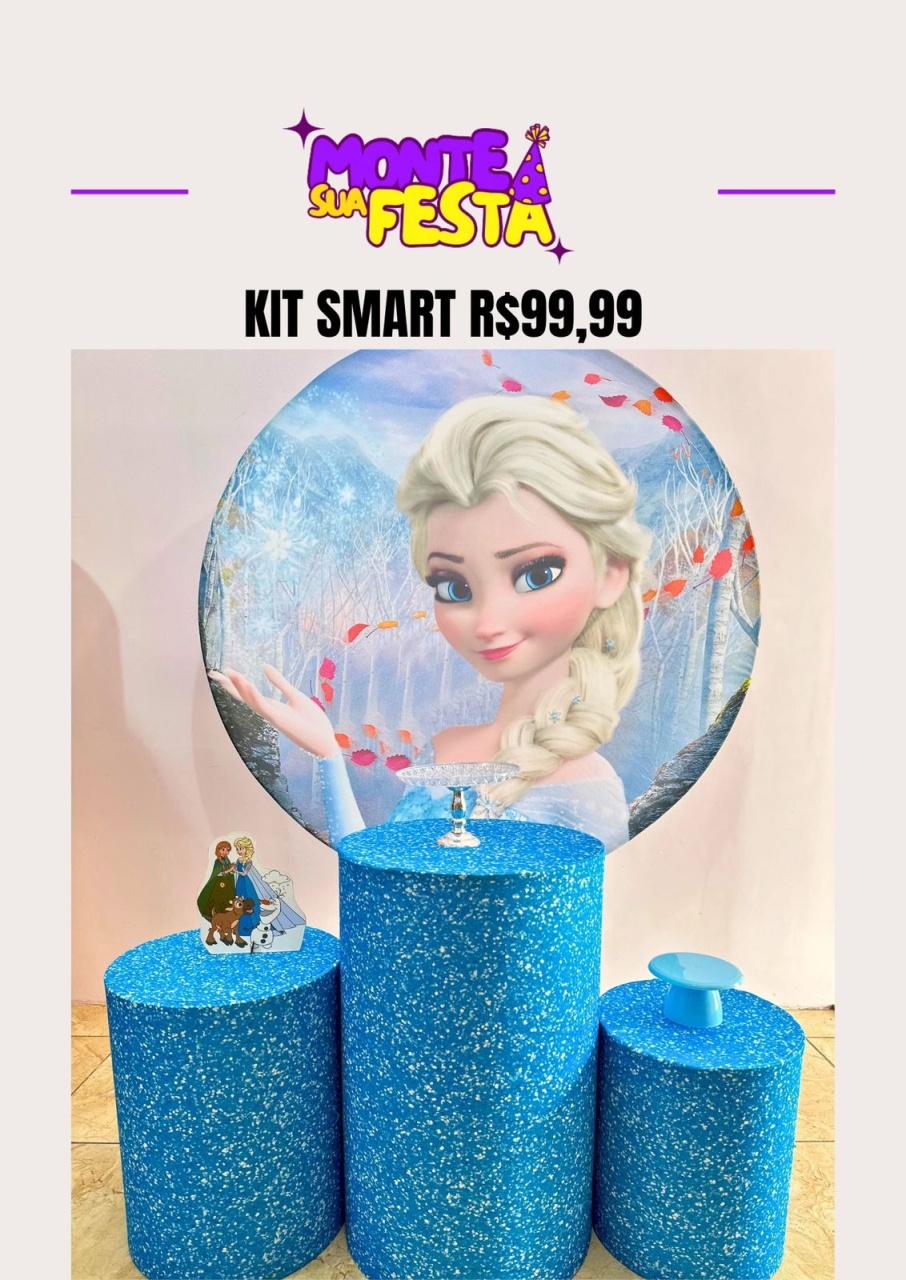 Frozen - Kit Smart  - Monte sua festa 