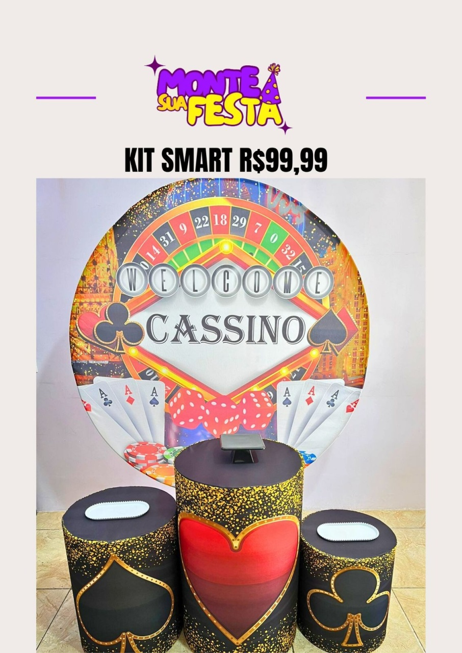 Cassino - Kit Smart - Monte sua festa 