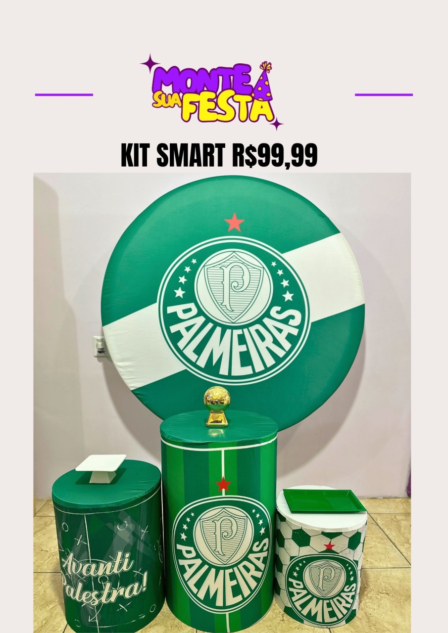 Palmeiras - Kit Smart  - Monte sua festa 
