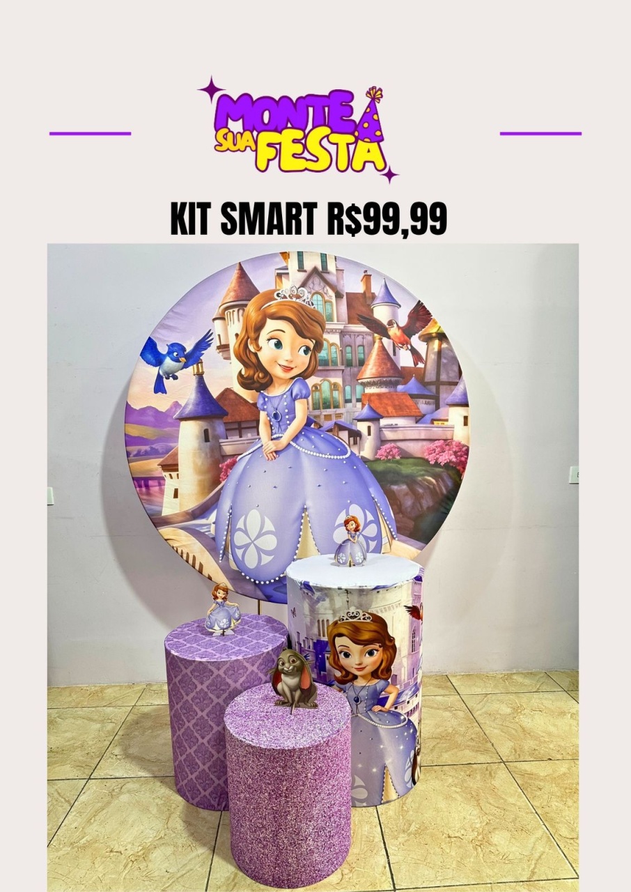 Princesa Sofia - Kit Smart  - Monte sua festa 