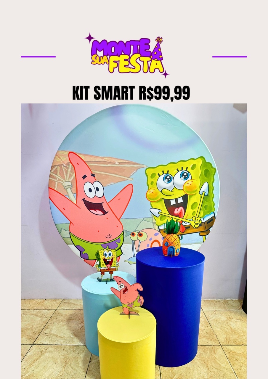 Bob Esponja - Smart  - Monte sua festa 