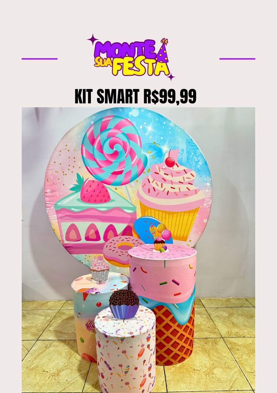 Confeitaria - Kit Smart  - Monte sua festa 