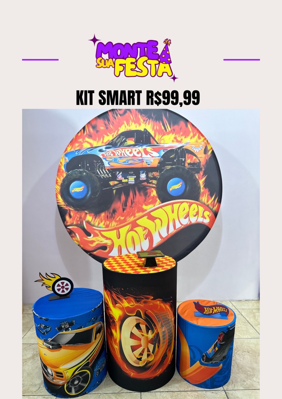 Hot Wheels - Kit Smart  - Monte sua festa 