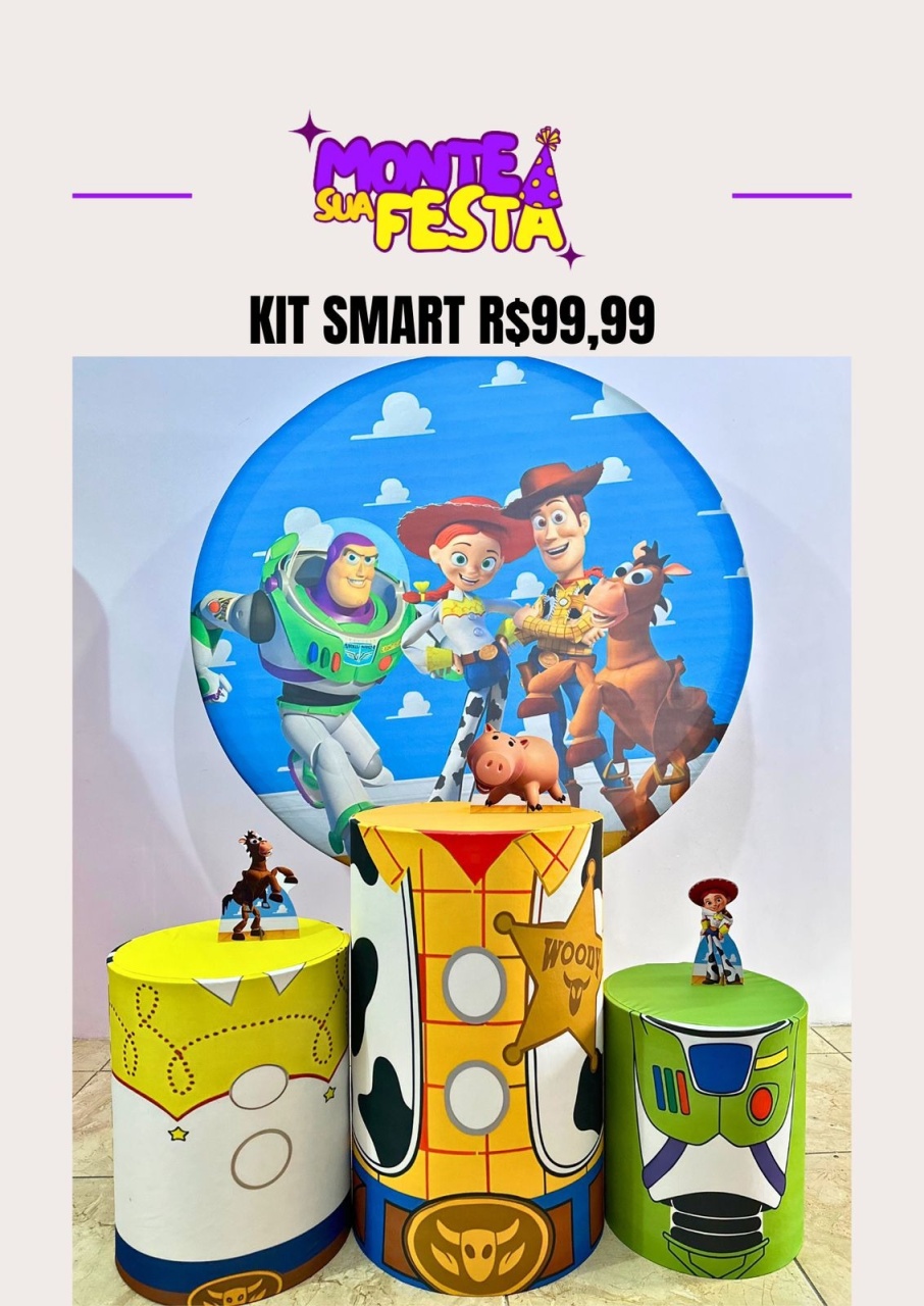 Toy Story - Kit Smart  - Monte sua festa 