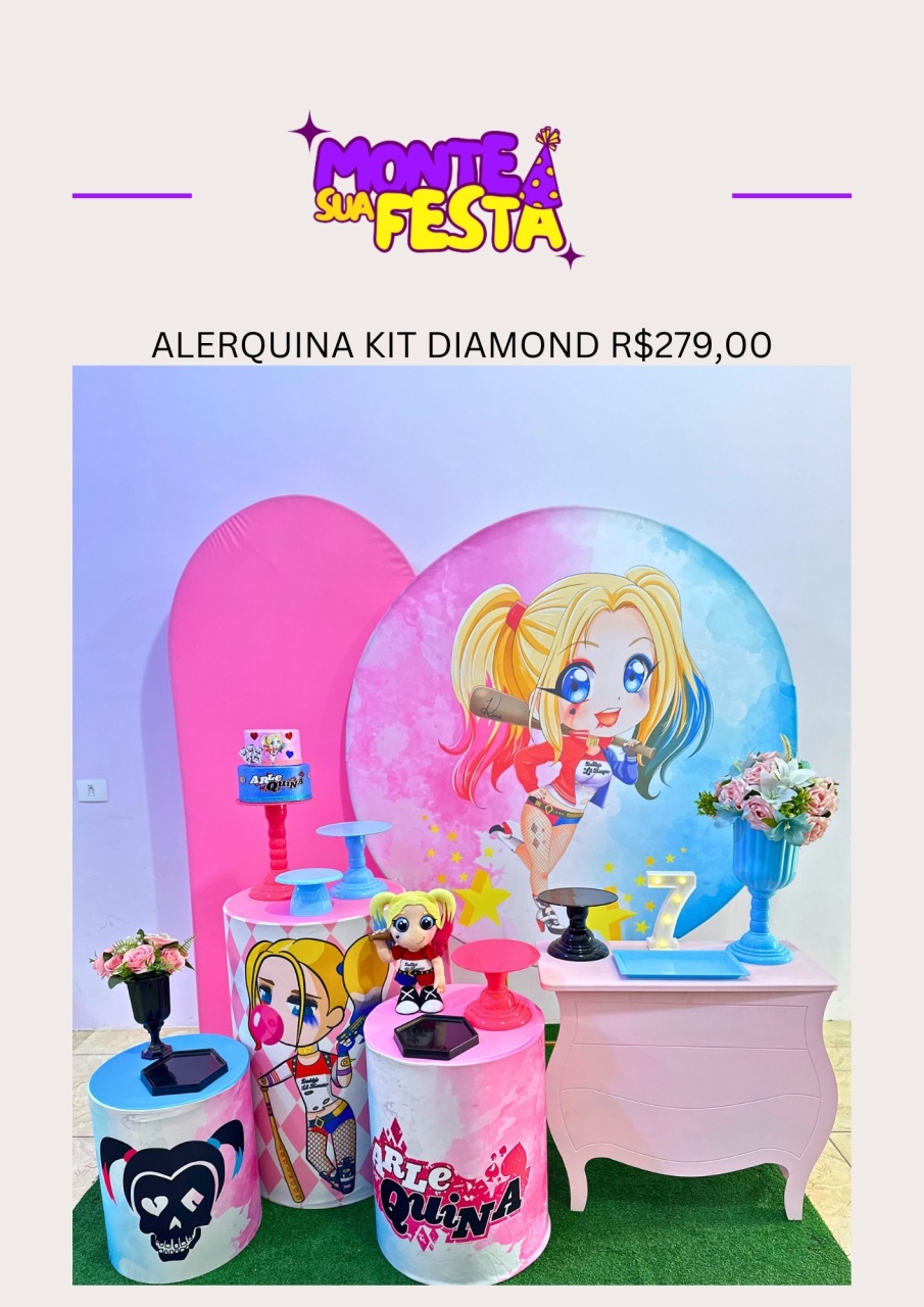Alerquina - Kit Diamond  - Monte sua festa 