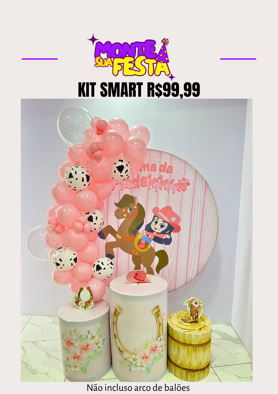 Boiadeirinha - Kit Smart - Monte sua festa 