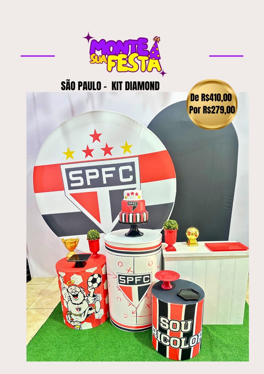 São Paulo - Kit Diamond - Monte sua festa 