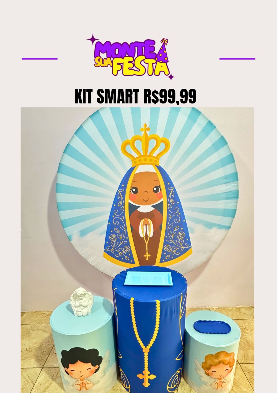 Nossa Senhora - Kit Smart  - Monte sua festa 