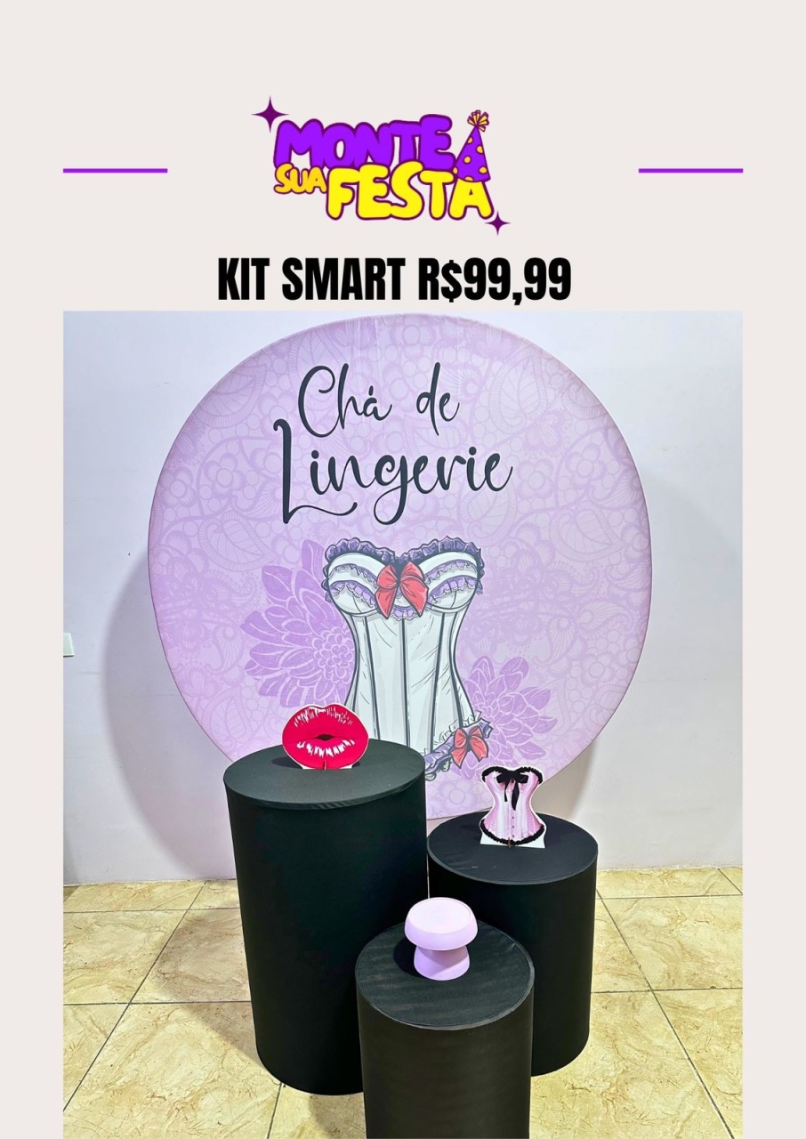Chá de Lingerie - Kit Smart  - Monte sua festa 