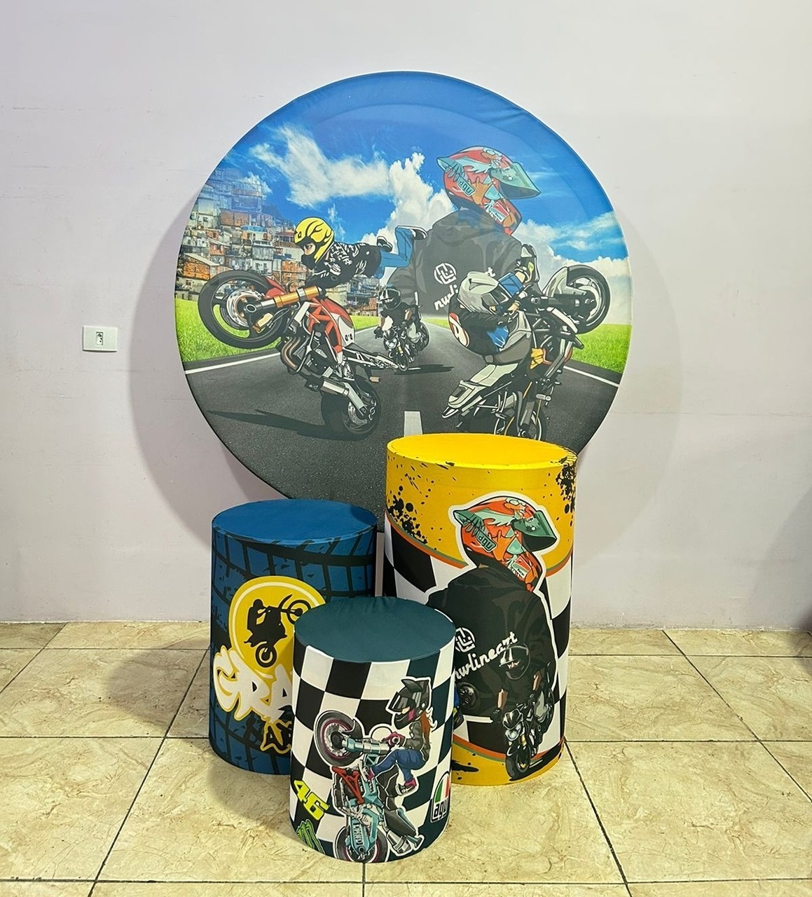 Motocicleta - Kit Smart  - Monte sua festa 