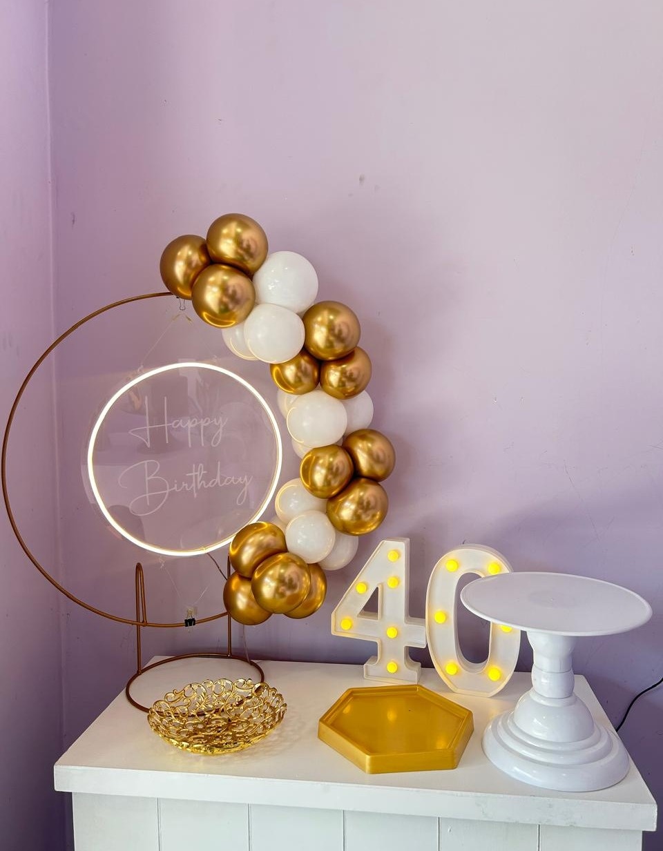 Happy Birthday Led 1.0 - Kit Pocket Adulta - Monte sua festa 