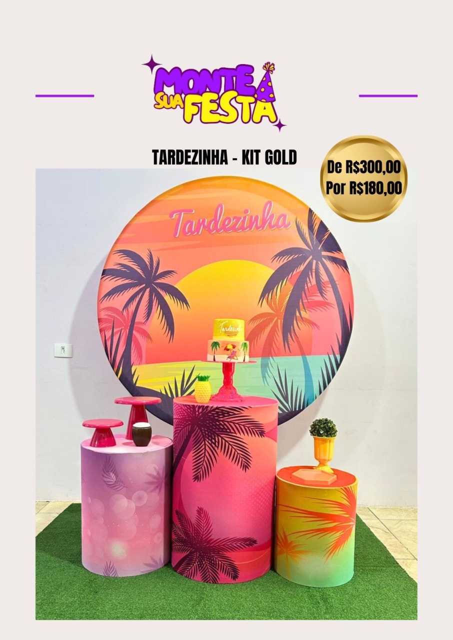 Tardezinha 2.0 - Kit Gold - Monte sua festa 