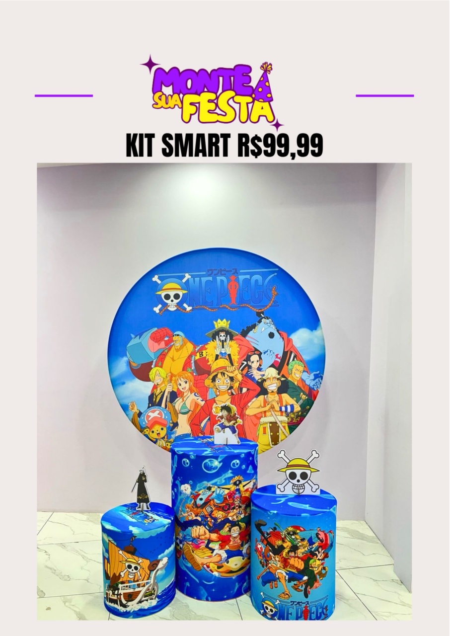 One Pice - Kit Smart - Monte sua festa 
