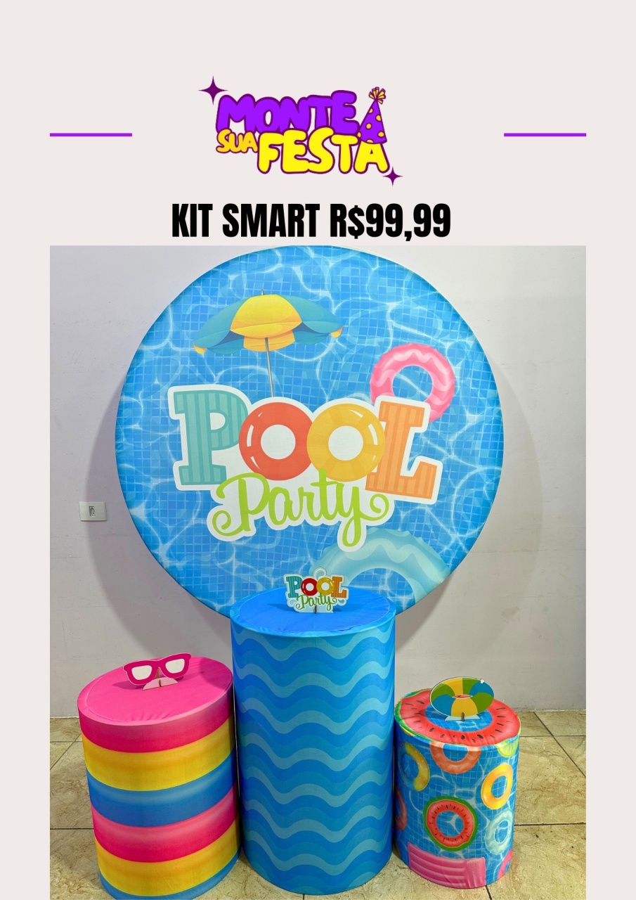 Pool Party - Kit Smart - Monte sua festa 