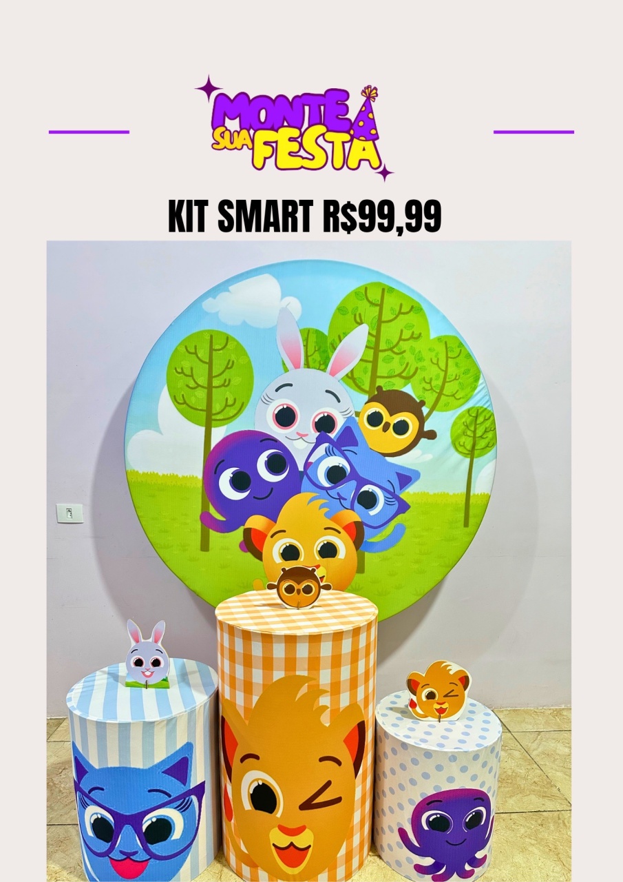 Bolofofos Menino - Kit Smart   - Monte sua festa 