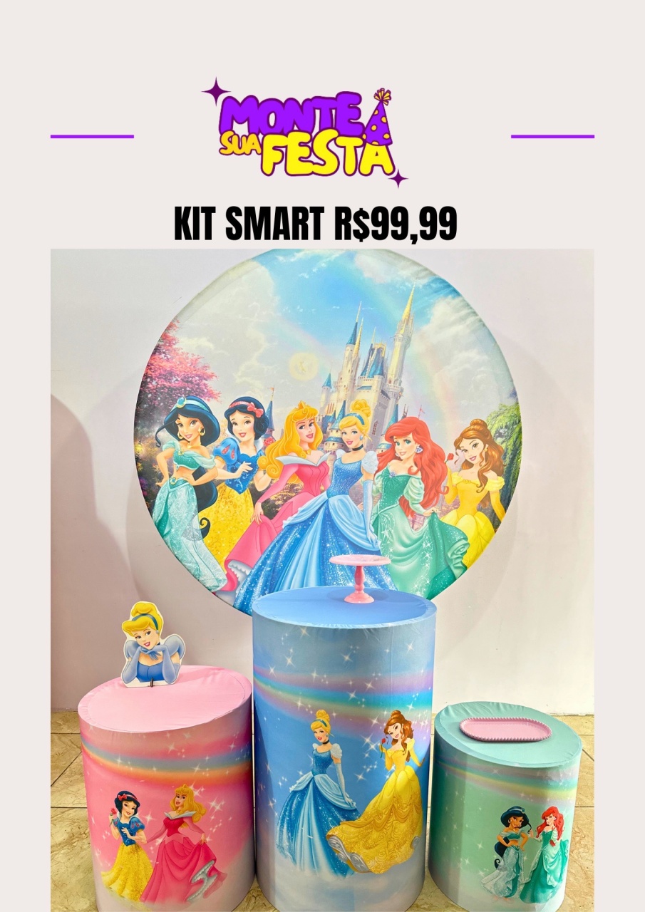 Princesas - Kit Smart  - Monte sua festa 