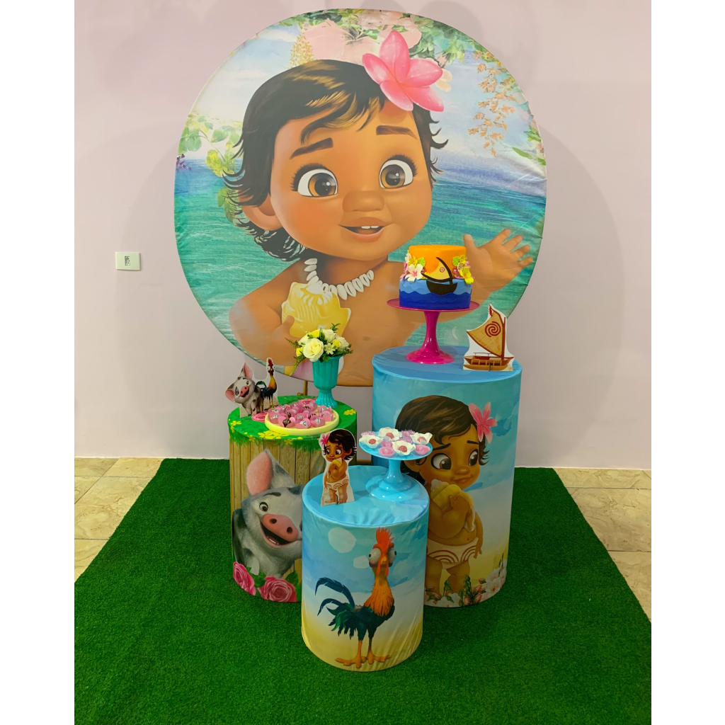 Moana Baby - Kit Gold - Monte sua festa 