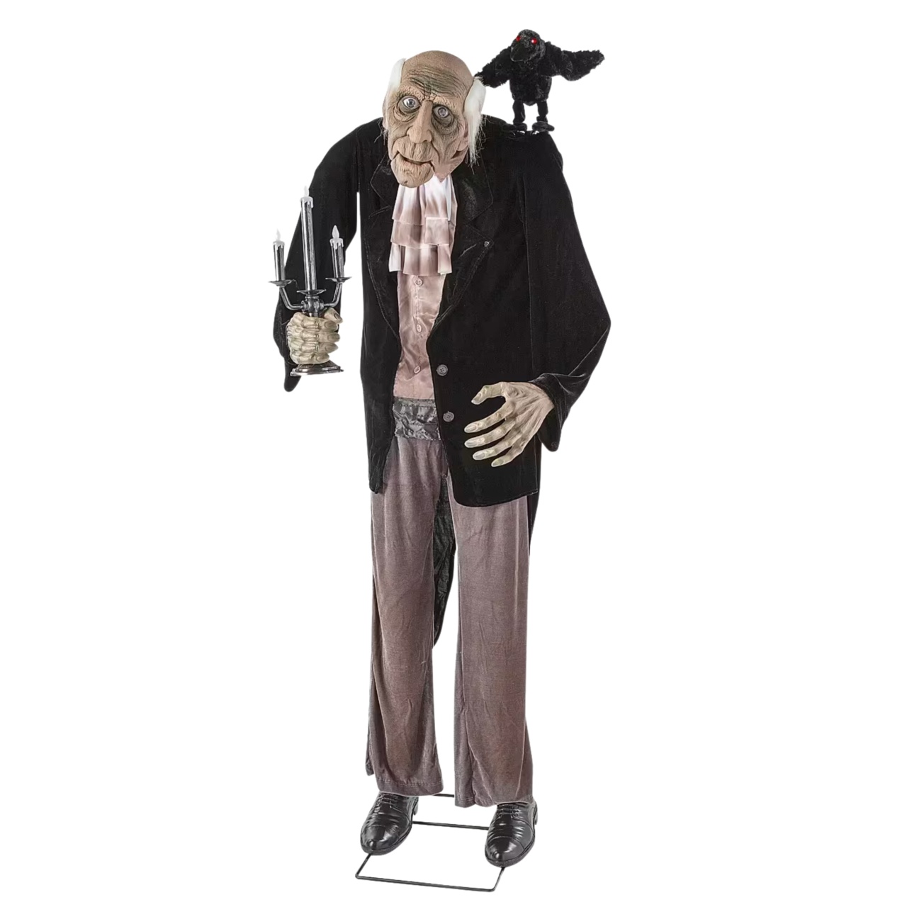 Mordomo Vicente Com Corvo - Decoração Halloween Recife