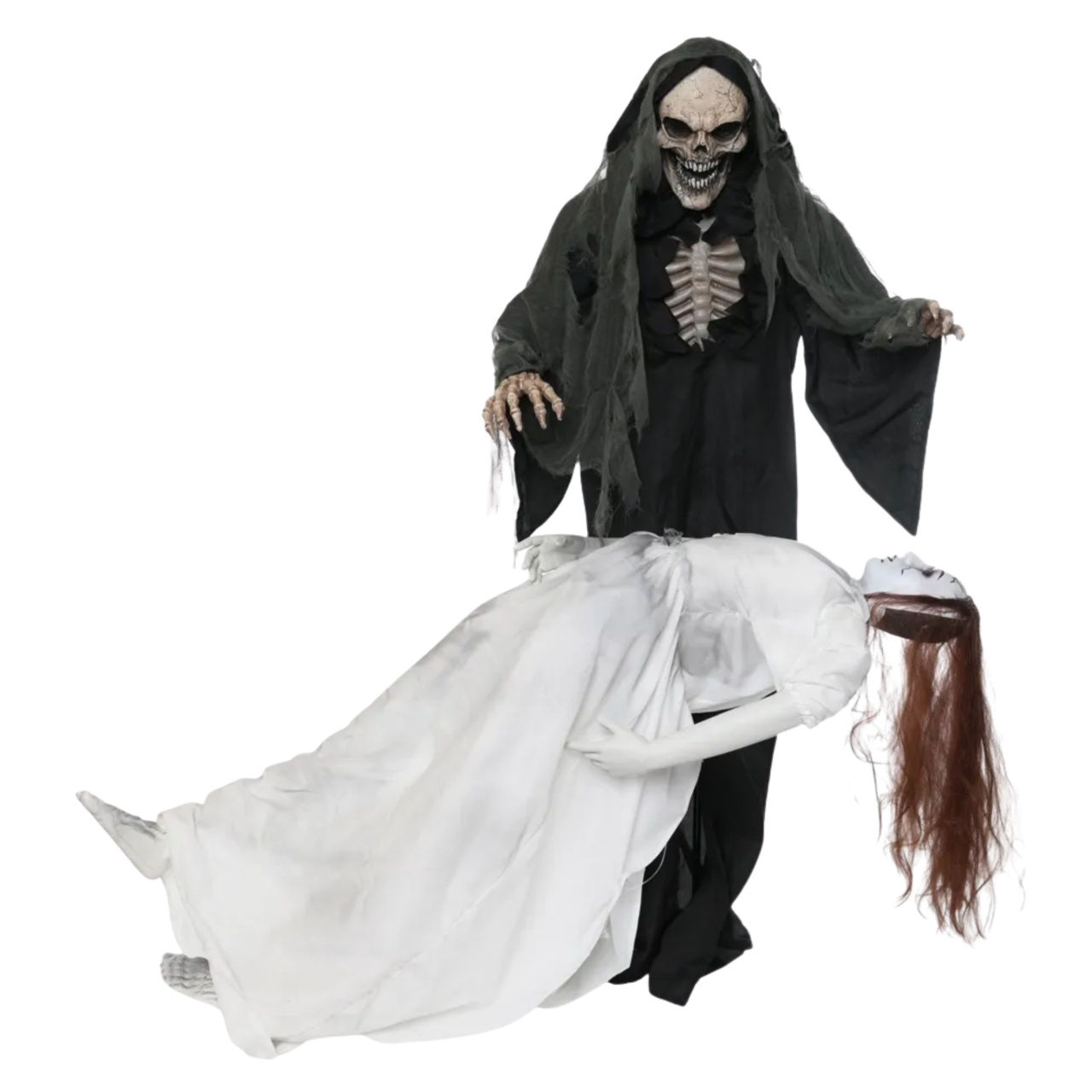 Boneco Ceifador E Boneca Flutuante - Decoração Halloween Recife