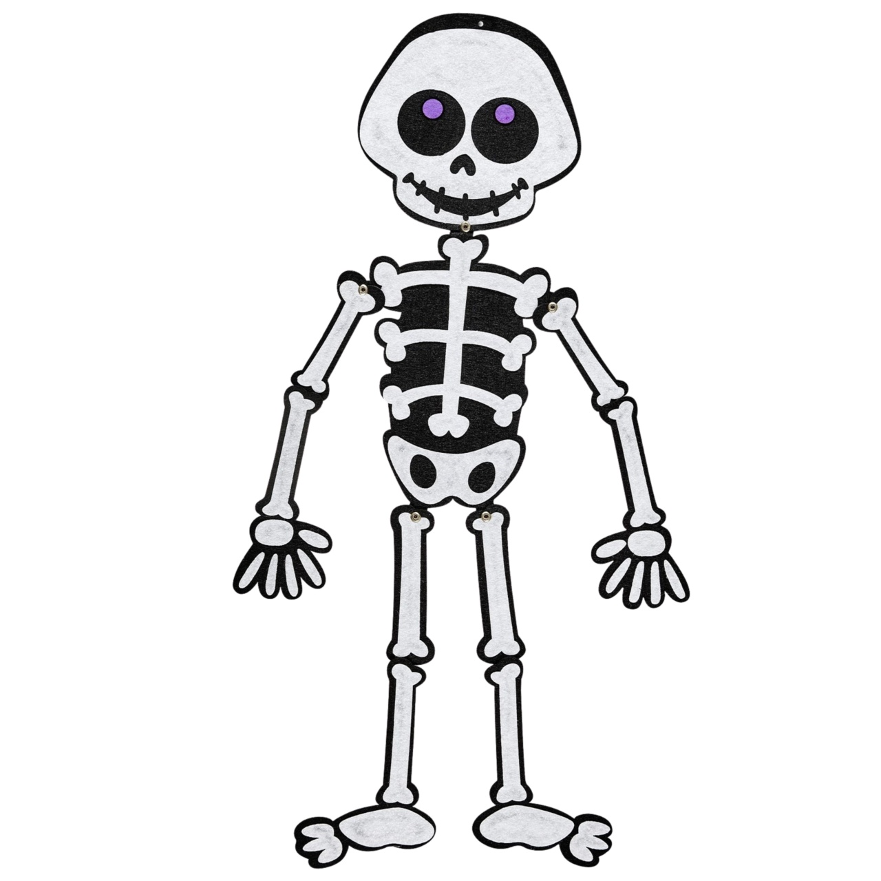 Esqueleto Feltro Kids - Decoração Halloween Recife