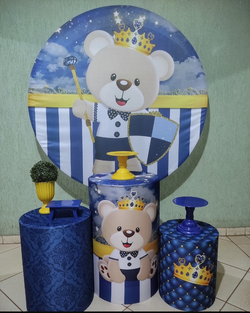 Kit Básico Ursinho Príncipe  - encantopegueemonte