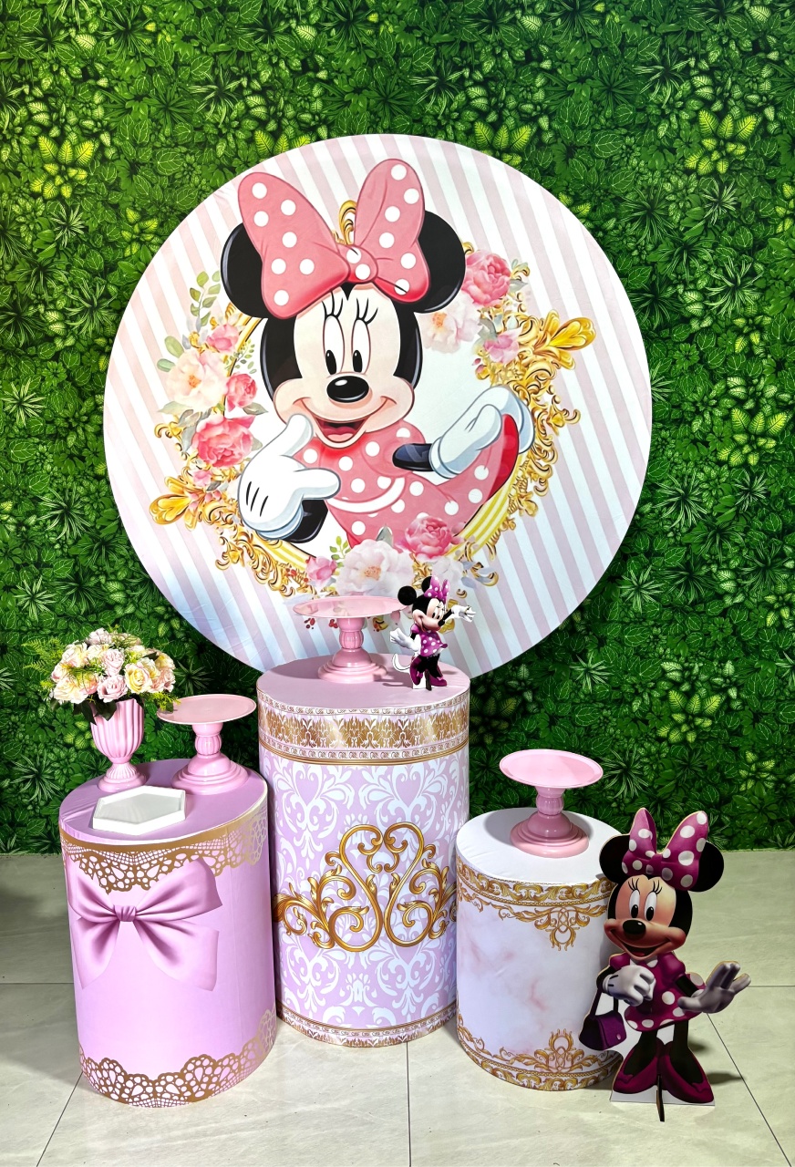 Kit Básico Minnie Rosa 3 - encantopegueemonte