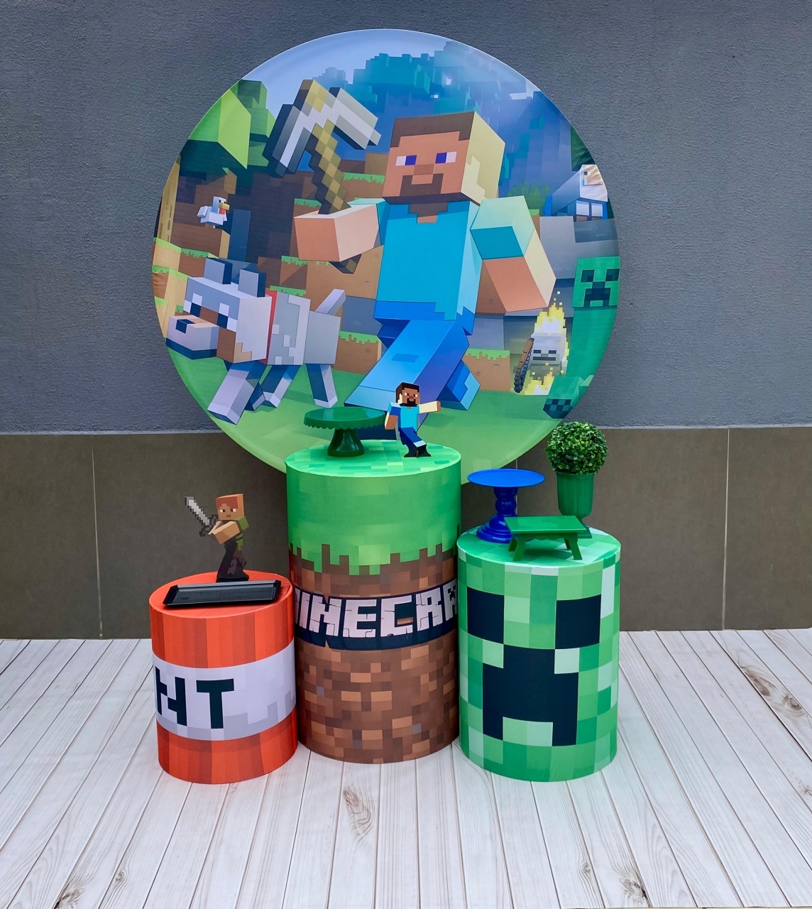 Kit Básico Minecraft 2 ( Tapete Não Incluso) - encantopegueemonte