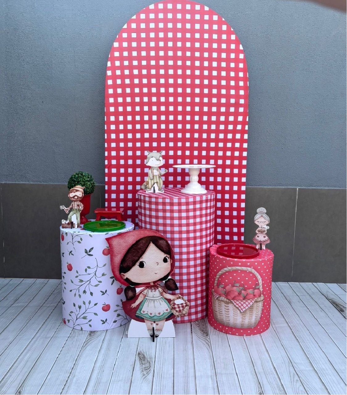 Kit Premium Chapeuzinho Vermelho (Tapete Não Incluso) - encantopegueemonte