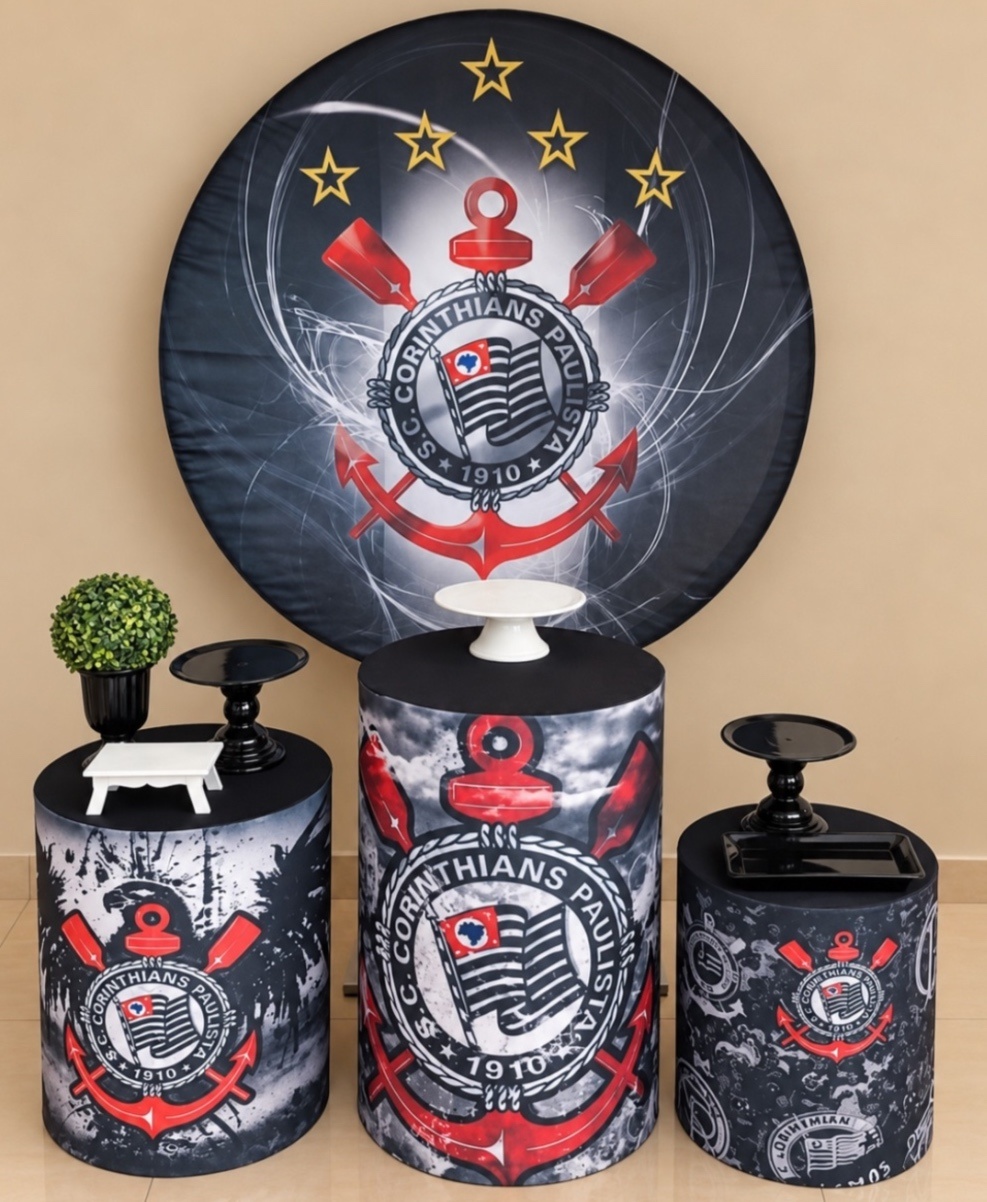 Kit Básico Corinthians (Balão Não Incluso) - encantopegueemonte