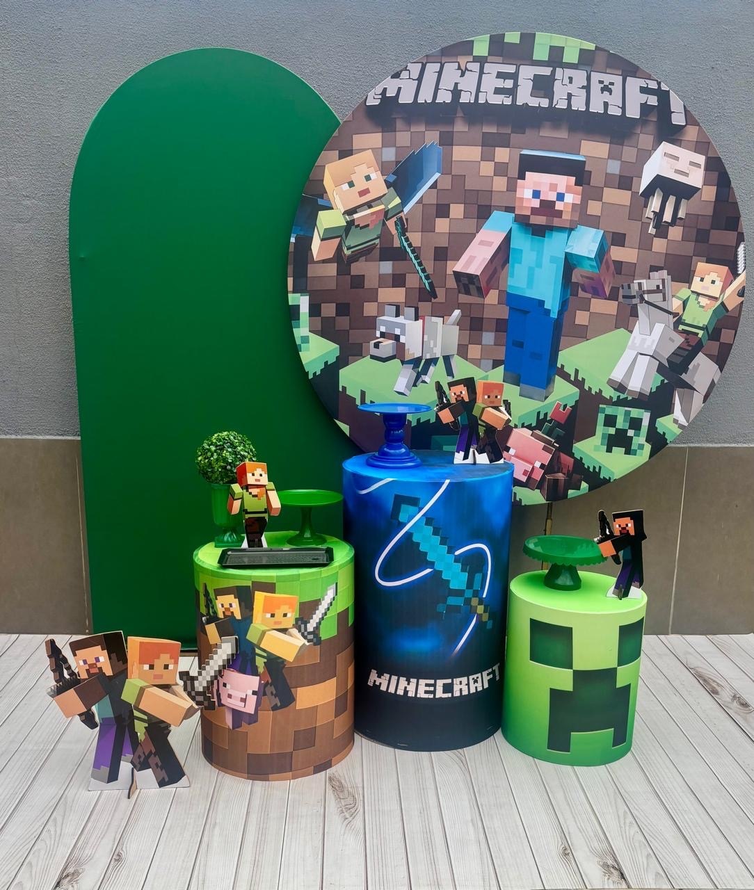 Kit Premium Minecraft 1 (Tapete Não Incluso) - encantopegueemonte