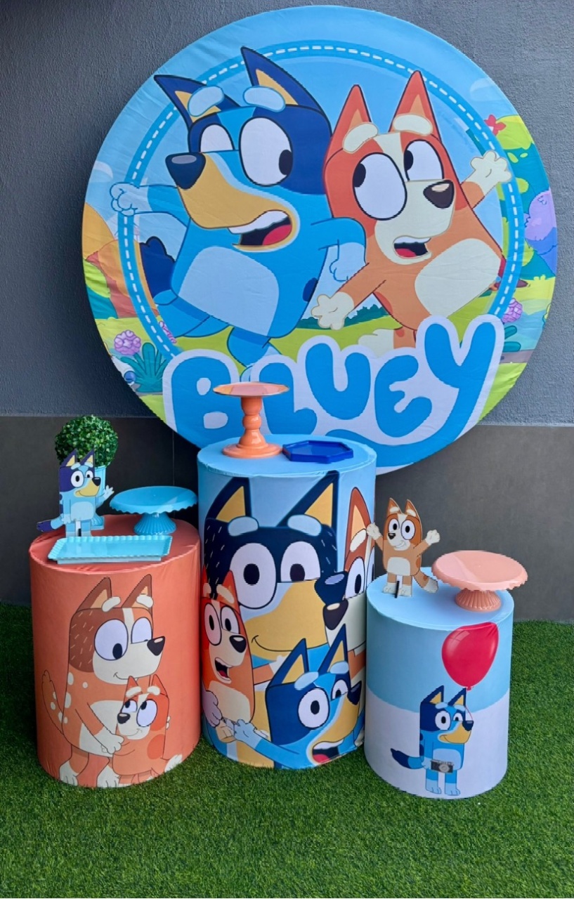 Kit Básico Bluey E Bingo  - encantopegueemonte