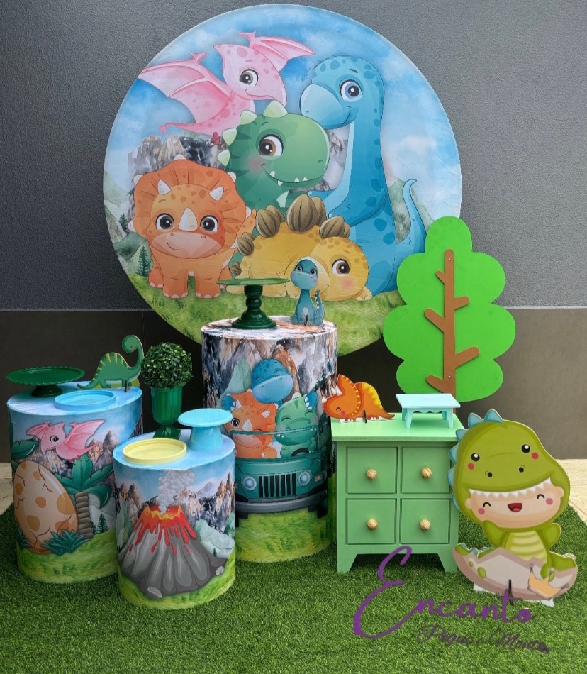 Kit Premium Dino Baby (Tapete Não Incluso) - encantopegueemonte