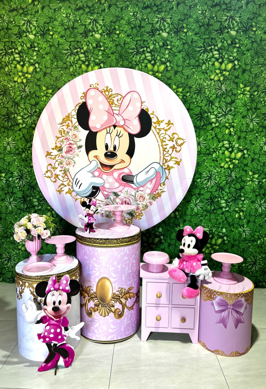 Kit Premium Minnie Rosa 2 - encantopegueemonte