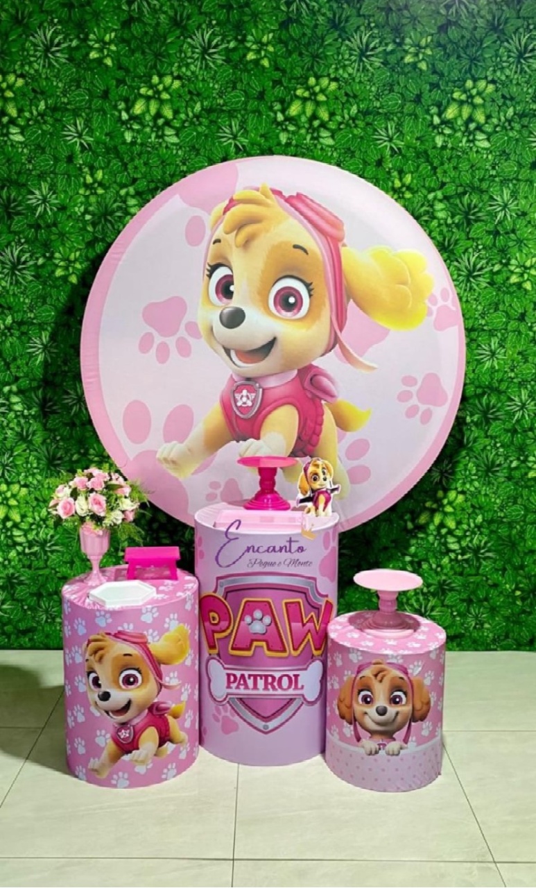 Kit Premium Skye Rosa  - encantopegueemonte