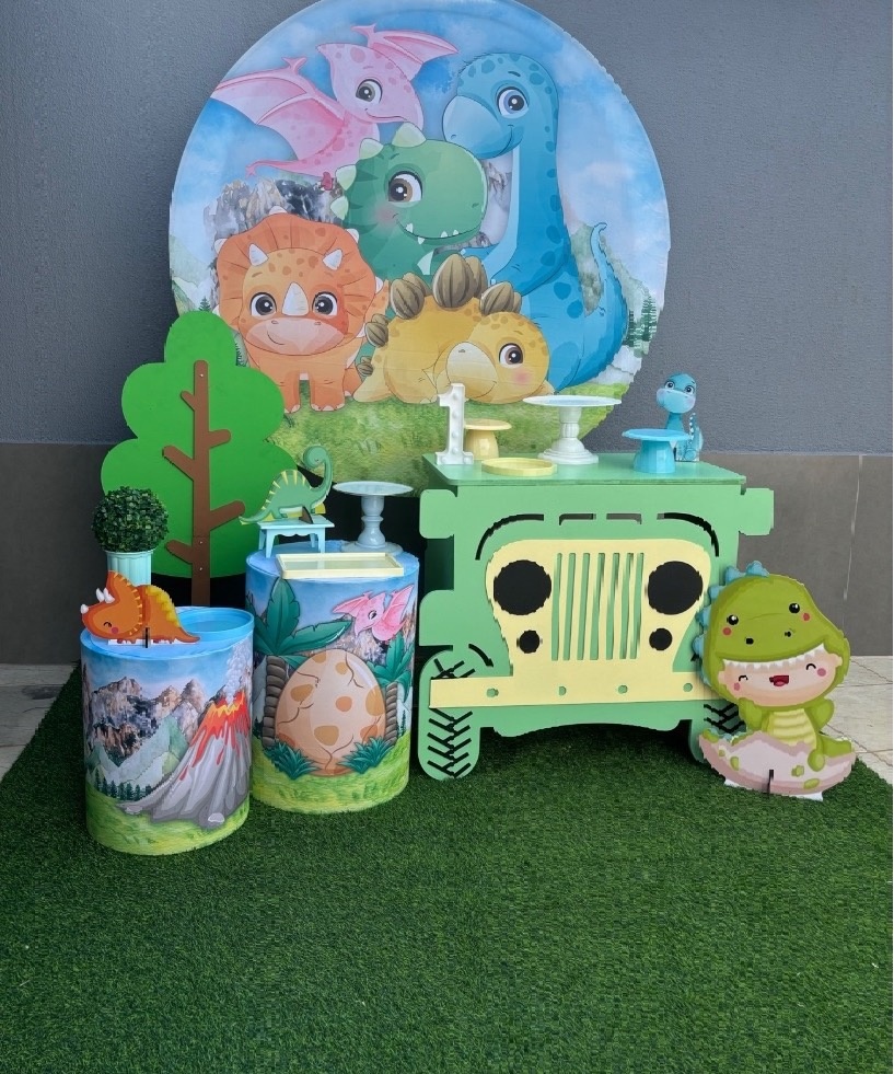 Kit Luxo Dino Baby  - encantopegueemonte