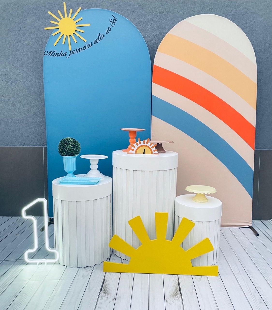 Kit Luxo Minha Primeira Volta Ao Sol ( Tapete Não Incluso) - encantopegueemonte