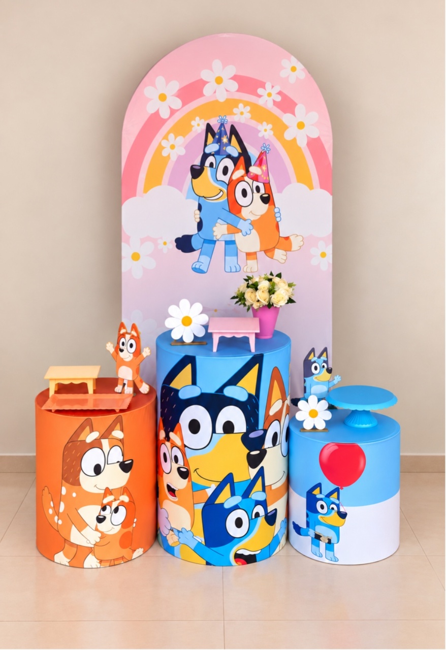 Kit Básico Bluey E Bingoooo - encantopegueemonte