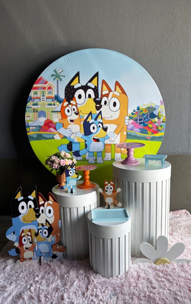 Kit Básico Bluey E Bingo (Tapete Não Incluso) - encantopegueemonte