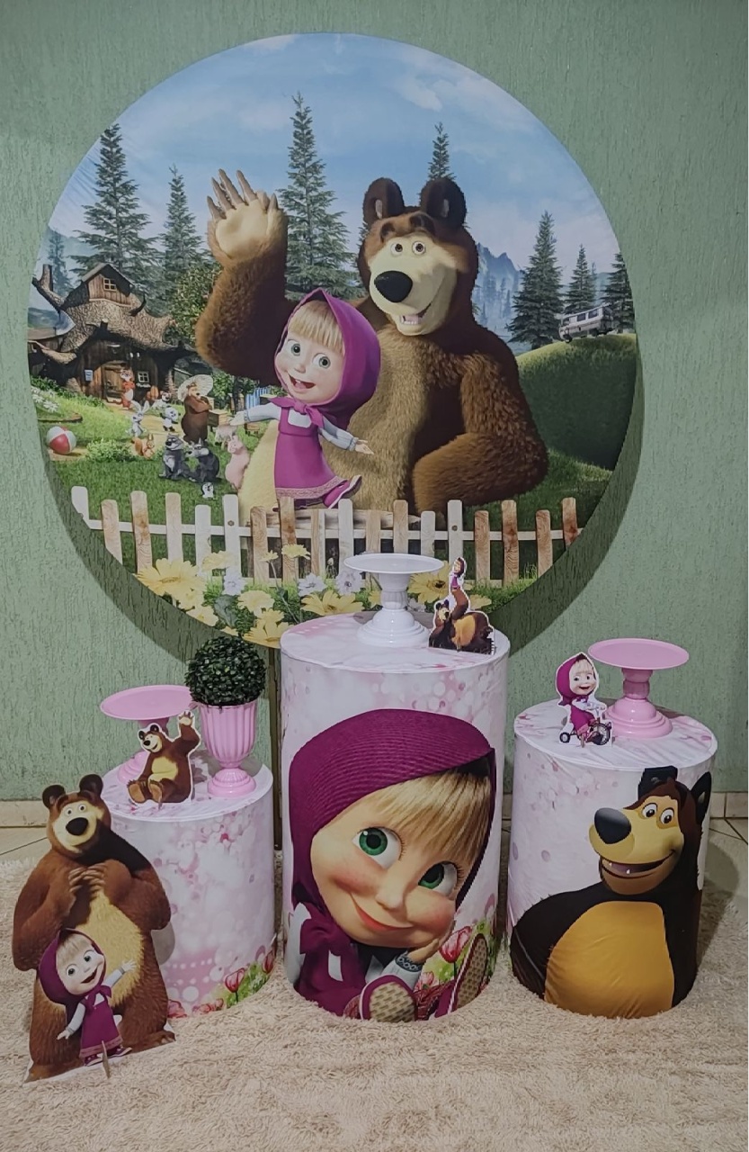 Kit Básico Marsha E Urso (Tapete Não Incluso) - encantopegueemonte
