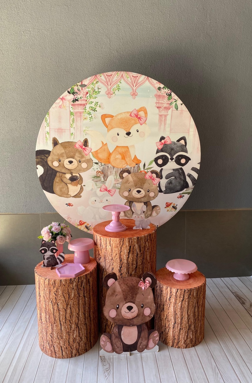 Kit Básico Bosque Menina(Tapete Não Incluso) - encantopegueemonte