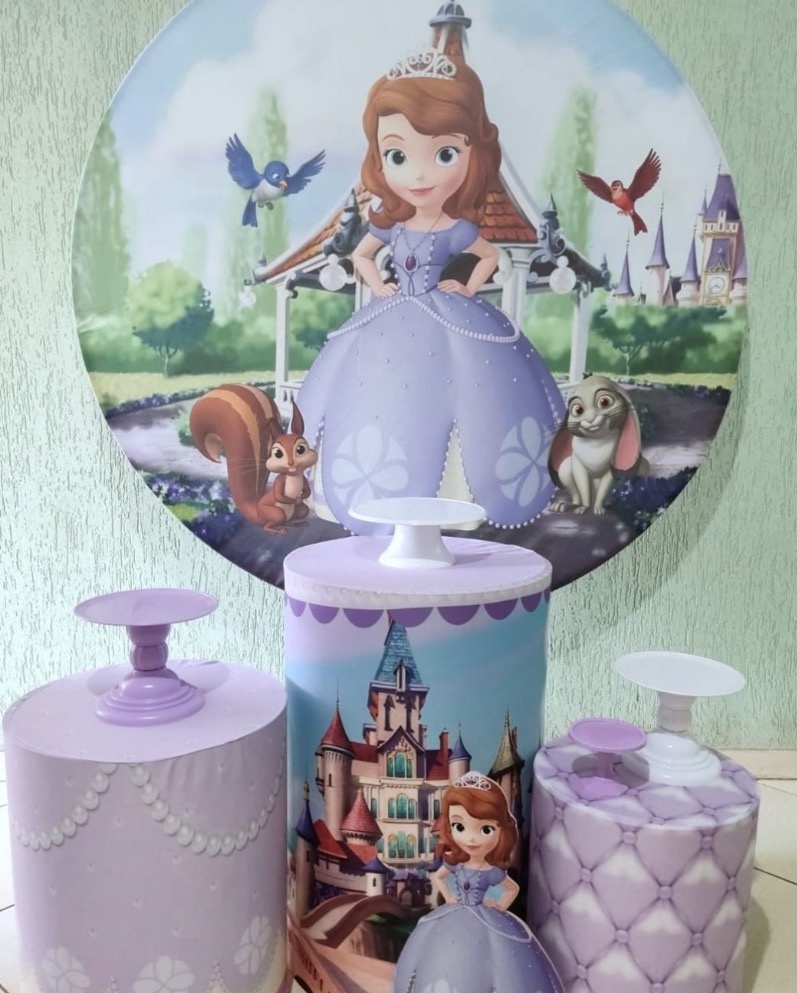 Kit Básico Princesa Sofia (Tapete Não Incluso) - encantopegueemonte