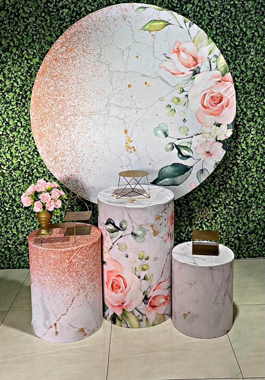 Kit Básico Floral Rose  - encantopegueemonte
