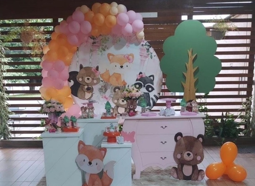 Bosque (Balão Não Incluso) (Tapete Não Incluso) - encantopegueemonte