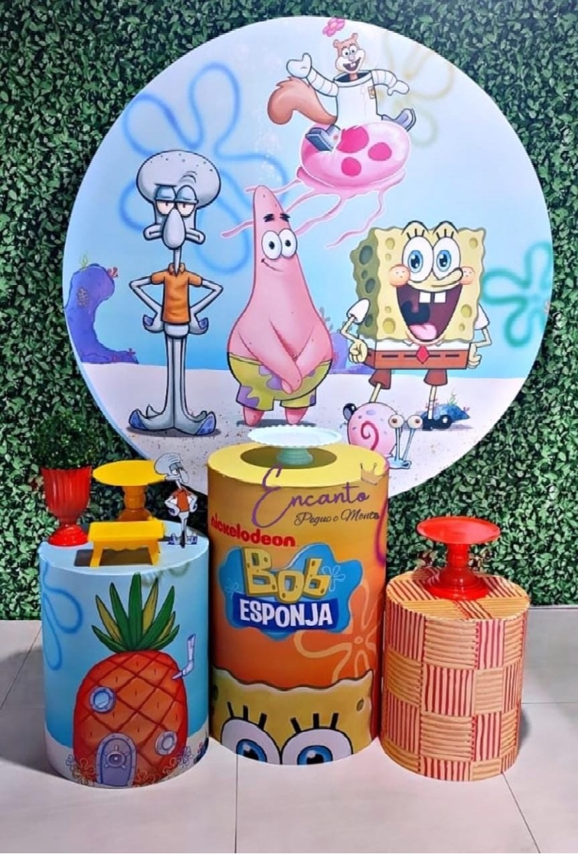 Kit Básico Bob Esponja - encantopegueemonte