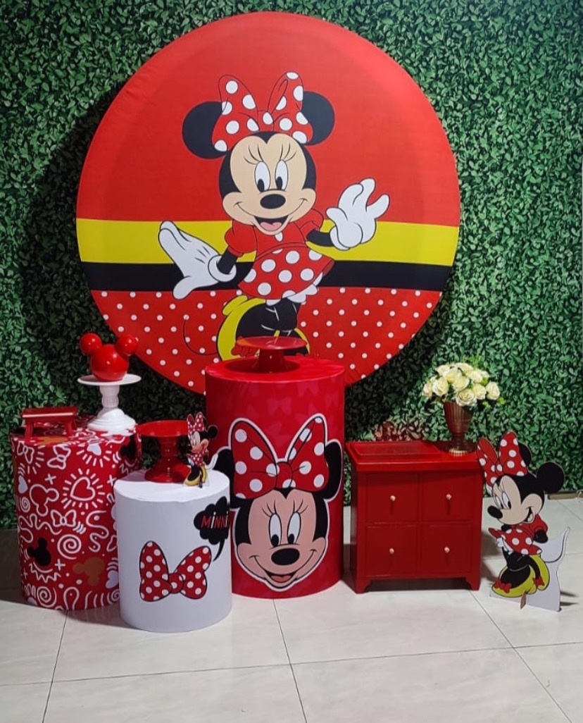 Kit Premium Minnie Vermelho  - encantopegueemonte
