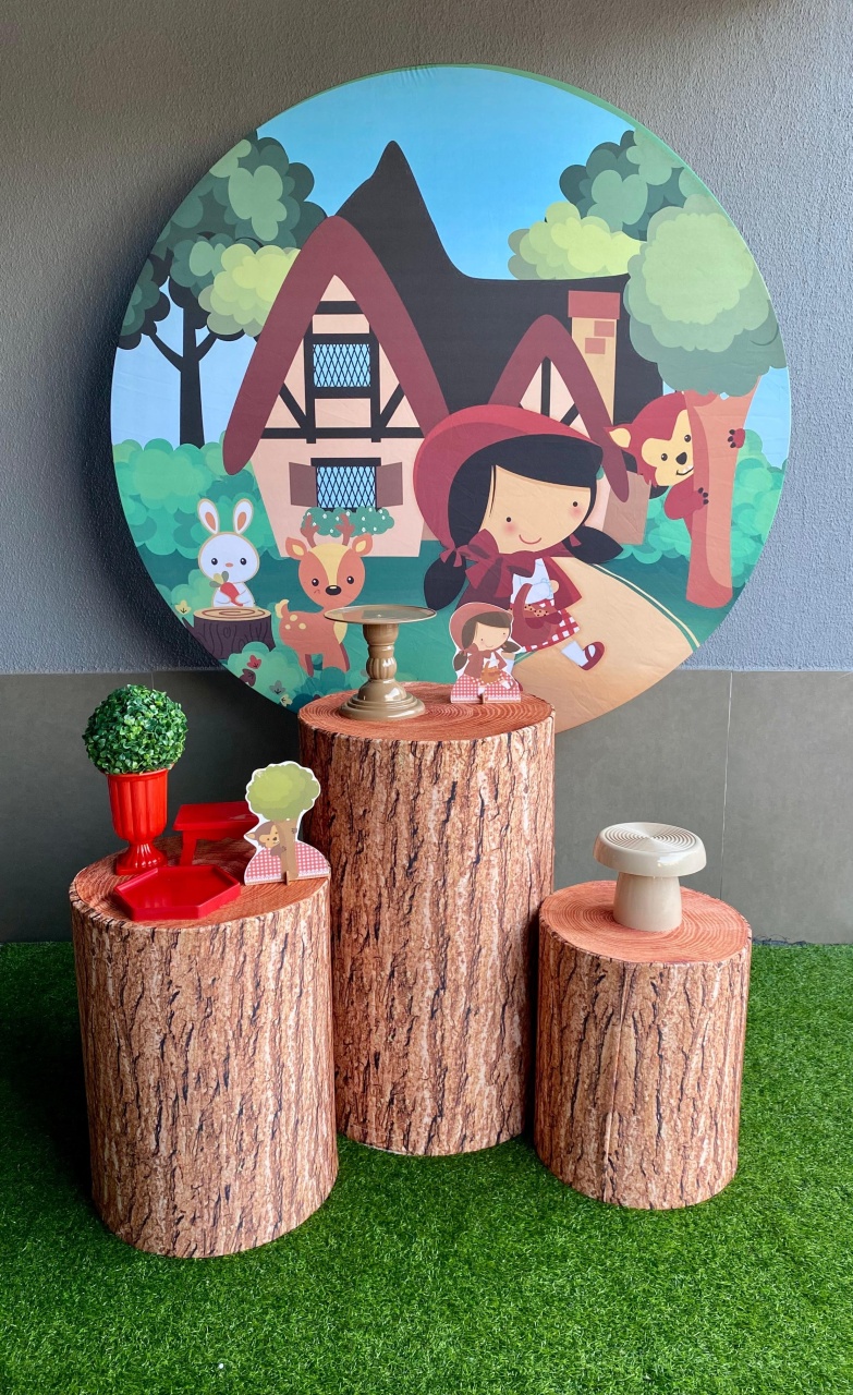 Kit Básico Chapeuzinho Vermelho 1 (Tapete Não Incluso) - encantopegueemonte